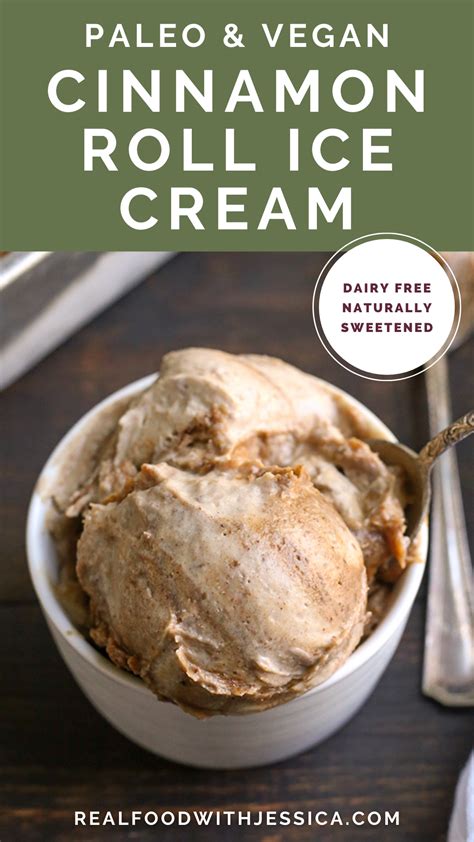 Palen And Vegan Cinnamon Roll Ice Cream In A Bowl
