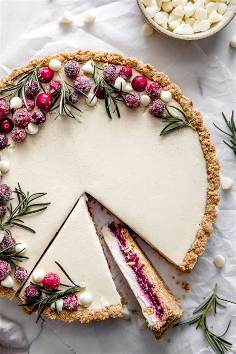 White Chocolate Cranberry Tart Delight Fuel Recipe Holiday Pies