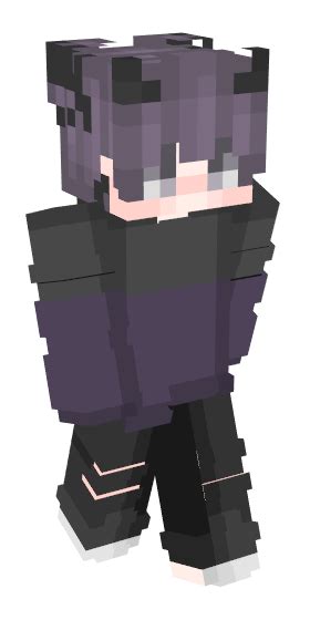 Minecraft Skins Purple Hair Boy