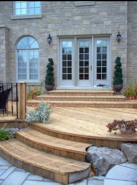 These front door design ideas bring you both looks and practicality, complementing your existing house style and enhancing security. Deck ideas | Backyard patio, Backyard, Decks backyard