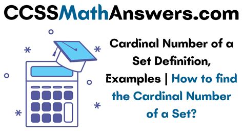 Cardinal Number Of A Set Definition Examples How To Find The