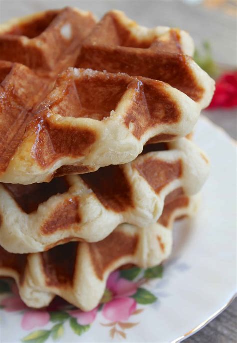 Liege Waffles Traditional Belgian Waffle Recipe A Day Trip To