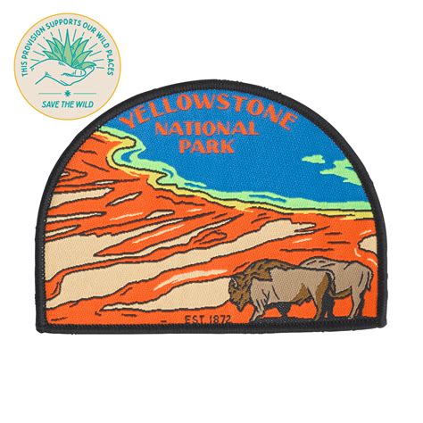 Yellowstone National Park Patch | National park patches, Yellowstone national, Yellowstone ...
