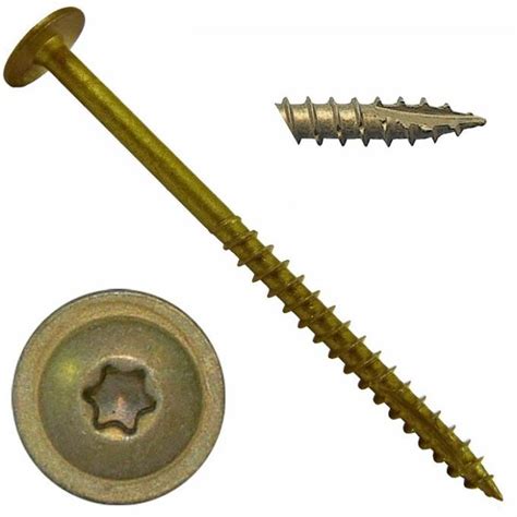This keeps the low profile of a truss head, and adds a flange to distribute pressure across a larger surface area making these screws suitable for use with thinner materials, and preventing pull through. Torx / Star Drive Steel Wood Screws , Stainless Steel ...