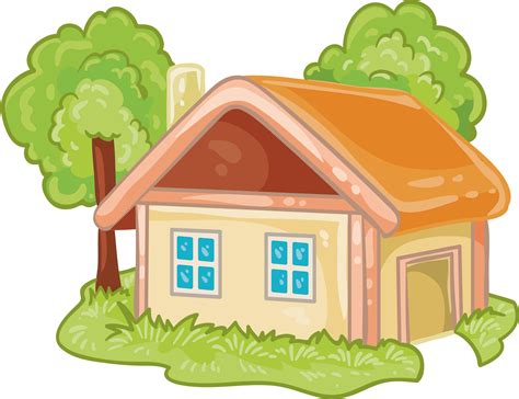 House Cartoon Log Cabin Cartoon House Png Download Free Transparent House Png