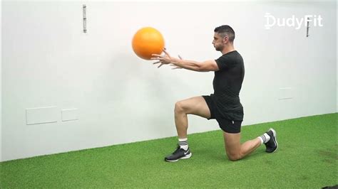 Half Kneeling Homolateral Rotational Medicine Ball Wall Throw Youtube