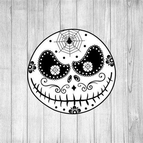 Halloween town is a fantasy world filled with citizens such as deformed monsters, ghosts. Jack Skellington Svg Nightmare Before Christmas Svg Walt ...
