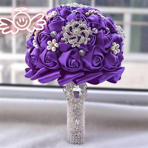 Kyunovia Best Price White Ivory Brooch Bouquet Wedding Bouquet De