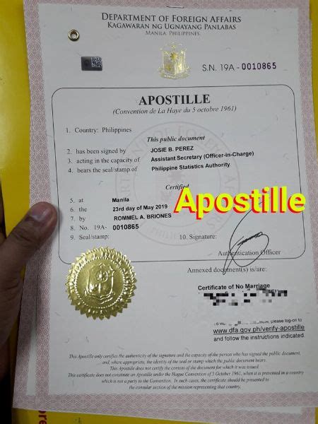 D F A Apostille Authentication Travel Agencies Pasay Philippines