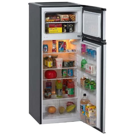 Avanti 74 Cubic Foot Apartment Refrigerator And Freezer In Black