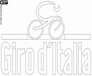 Giro d'italia • 190 тыс. Kleurplaat Giro d'Italia logo kleurplaten