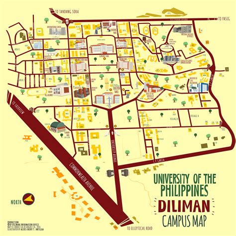 This is for informational and graphical purposes only) source: 다음 @Behance 프로젝트 확인: "UP Diliman Campus Map" https://www ...