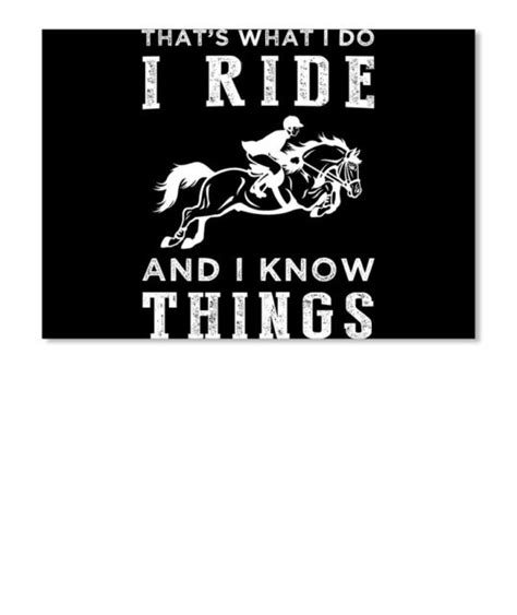 Thats What I Do Ride Know Things Sticker Landscape Ebay