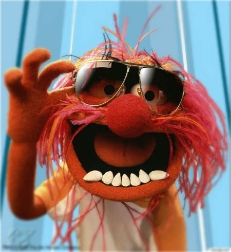 One of the best Muppets, Animal was inspired by Keith Moon, the crazy