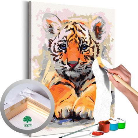 Painting By Numbers Tiger Paint By Numbers Tiger Paint By Numbers Cat