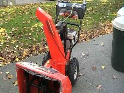 Toro 1032, toro ccr power lite, and toro power shovels. 2012 / 2013 Ariens 28" Deluxe Snow Blower Review - YouTube