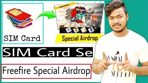 Vodafone ka sim se kaise free fire diamond buy kare. how to buy free fire special airdrop in sim card | sim ...