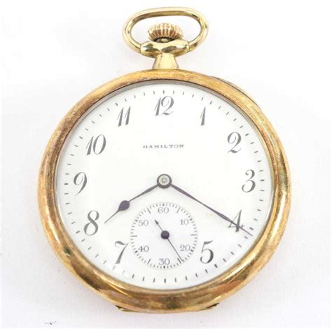 Hamilton 14k Gold 914 Pocket Watch