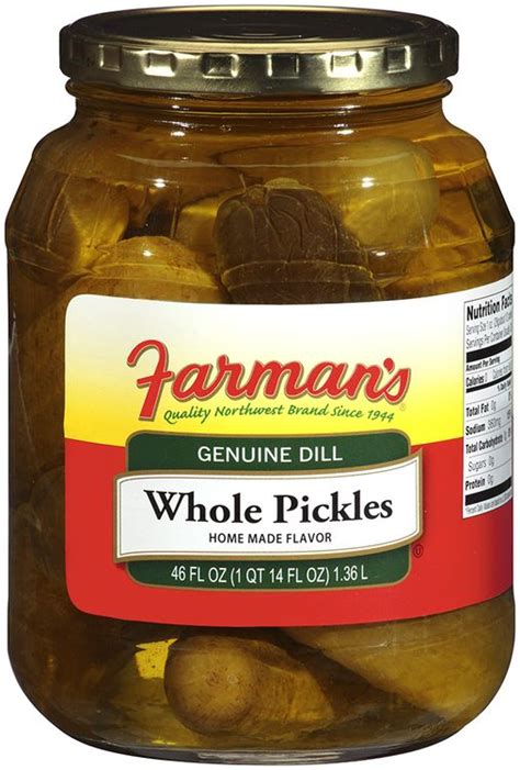 Farmans Genuine Dill Whole Pickles Reviews 2020