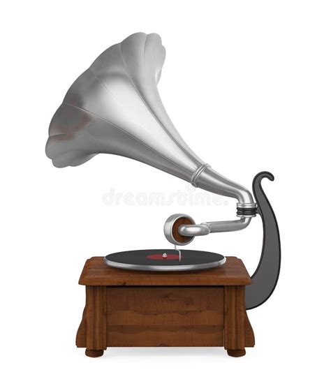 Phonograph Isolated Stock Illustration Illustration Of White 136137175