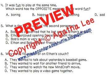 Unit 6 week 2 selection test grade 5 answer key. Unit 3, Week 4 Study Guide for Wonders Second Grade by The ...
