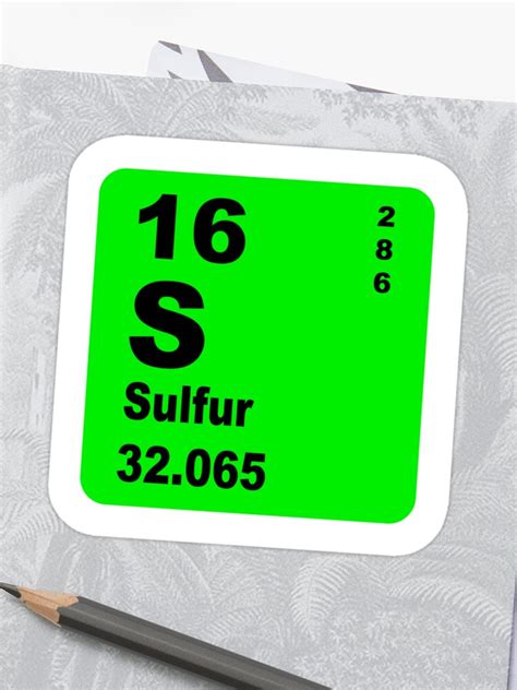 Periodic Table Sulfur Atom Periodic Table Timeline