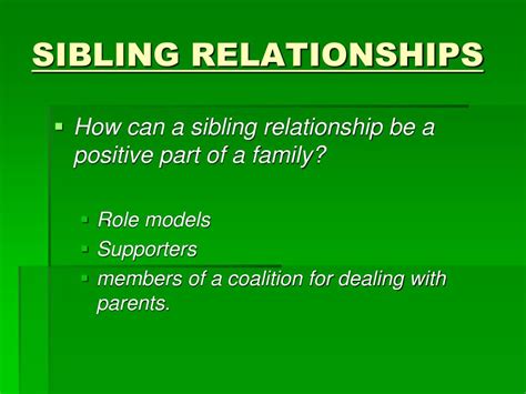 Ppt Sibling Rivalry Powerpoint Presentation Free Download Id2644920