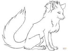 Stylish Fox Coloring Page Free Printable Coloring Pages