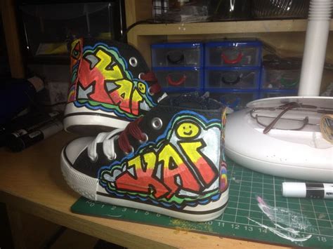 Painted Graffiti Boots Boots Fashion Shoes