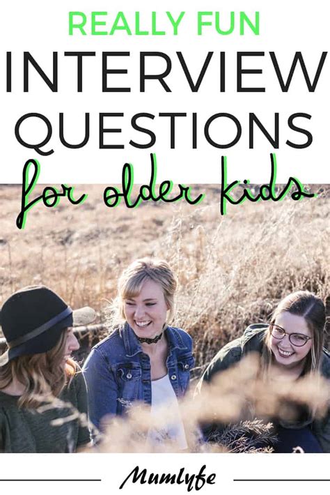 21 Really Fun Interview Questions For Kids To Ask Their Friends Mumlyfe