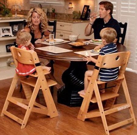 With our wide selection, there are endless possibilities for stylish combinations. The Keekaroo Natural Height Right High Chair is a Perfect ...