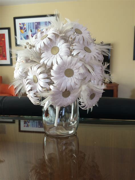 Browse diy wedding flower tutorials for wedding centerpieces, wedding bouquets, etc. Paper Wedding Bouquet made using my Cricut and the Flower ...
