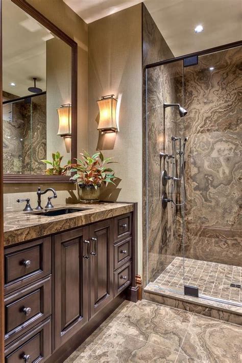 Master baths should be designed in such a way. 17 Inspiring Brown Bathroom Ideas You Will Love | Interior God