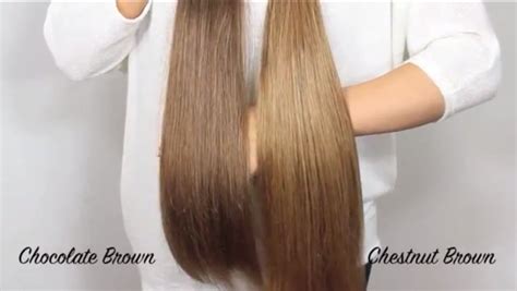 Spread the cost of your purchase. Bellami Extensions: Chocolate Brown vs. Chestnut Brown ...