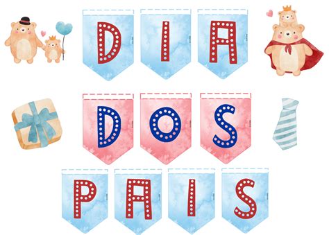 Bandeirola Dia Dos Pais