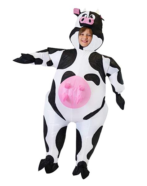 Spooktacular Creations Girls Inflatable Cow Costume Cosplay Child