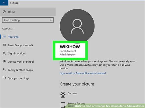 How To Find Or Change My Computers Administrator With Pictures