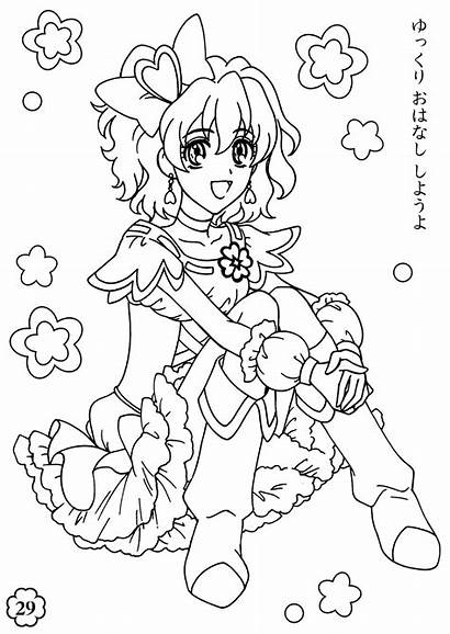 Coloring Pages Mermaid Melody Cure Pretty Anime