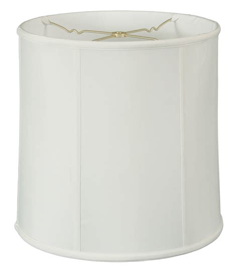 Lighting And Ceiling Fans Lamps And Shades Royal Designs Bs 719 15wh Basic Drum Lamp Shade White 14