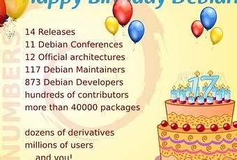 Sólo fue un momento, era para festejarle el cumpleaños a una amiga, en fin. Feliz Cumpleaños Debian (17 años) - Paperblog