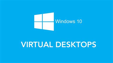 How To Use Virtual Desktops On Windows 10 Youtube