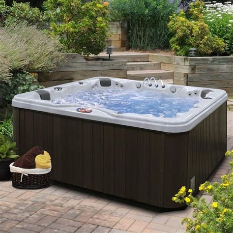 Have A Question About American Spas 7 Person 56 Jet Premium Acrylic Lounger Spa Hot Tub With