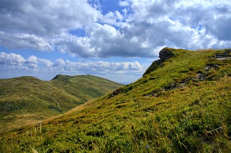 Image Libre Nature Herbe Colline Ciel Montagne Paysage Nuage