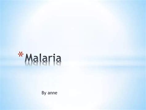 Ppt Malaria Powerpoint Presentation Free Download Id 5680314