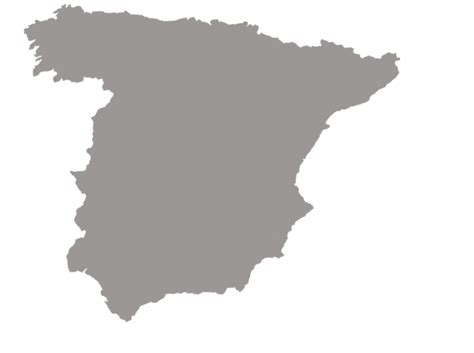 Dibujos De Geografia De Mapa En Blanco De Espana Mapa Png Clipart