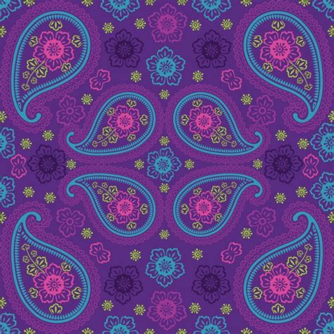 Paisley Fabric Seamless Vector Pattern Orient Ornament Stock Vector