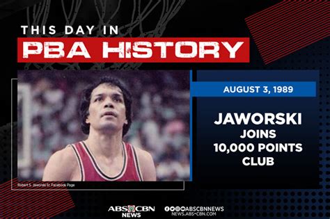 This Day In Pba History Jaworski Joins 10000 Points Club Abs Cbn News