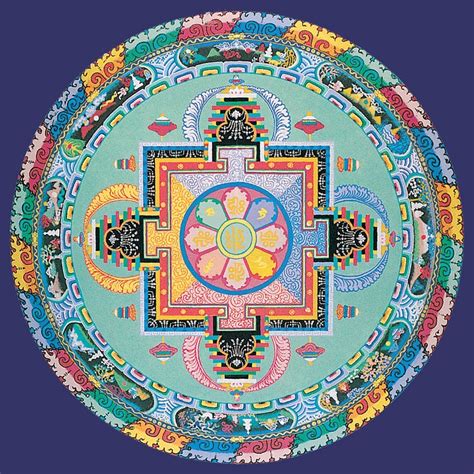 Tibetan Mandala Mandalala Tibetan Mandala Sacred Geometry Art