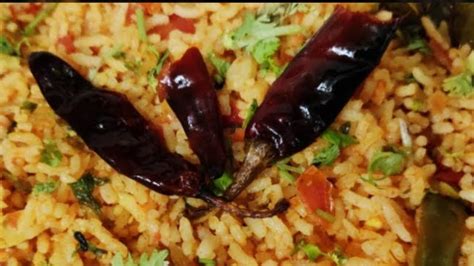 Super Tasty Tomato Rice Tamil Style തക്കാളി സാദം Youtube