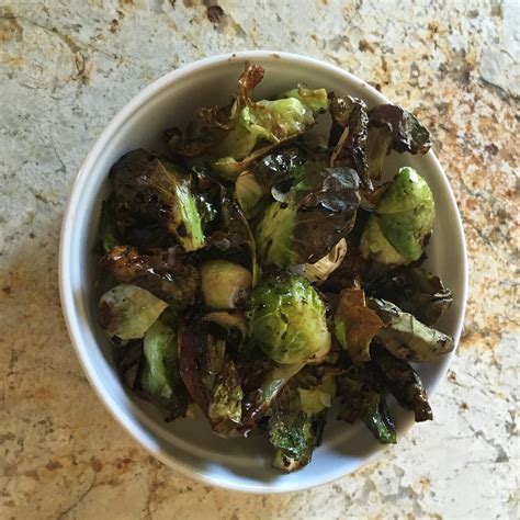 Once brussels sprouts are cooked, drizzle balsamic glaze on. My Most Requested Recipes: Roasted Brussels Sprouts with ...